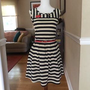 ⚓️ Dear Creatures Striped Nautical Sailor Dress ⚓️